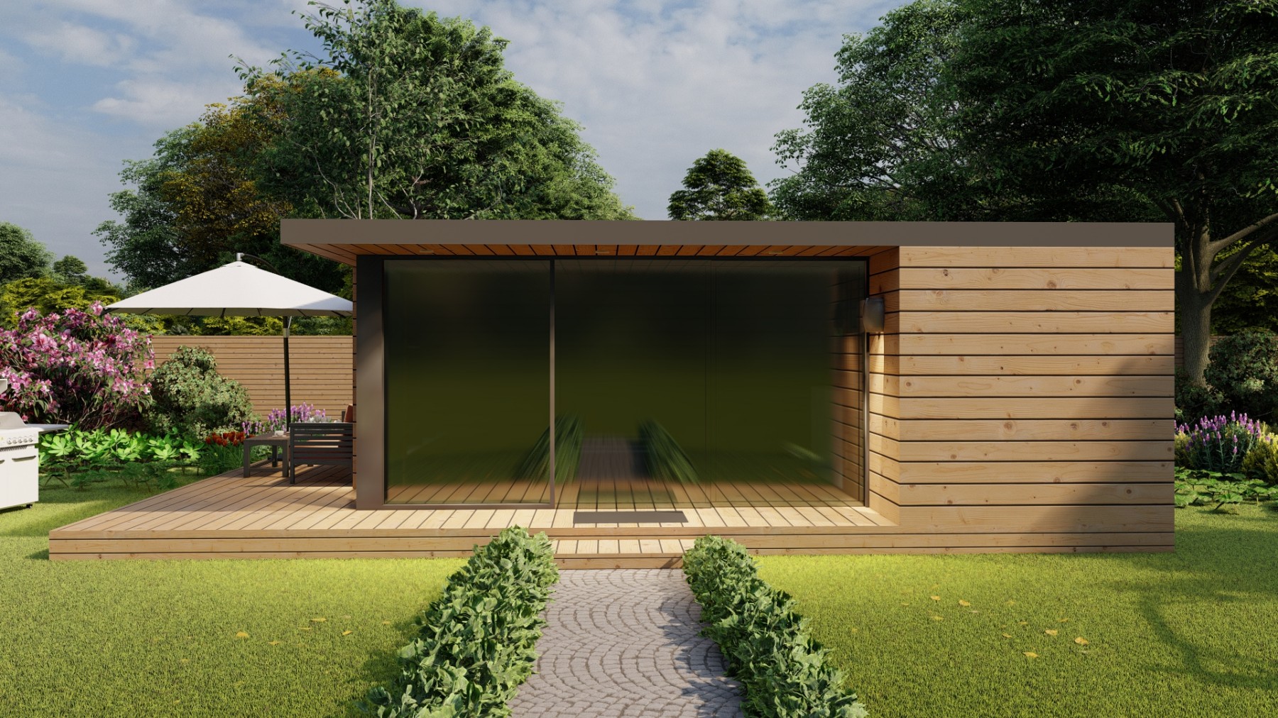 Tanna Garden Cabin. Garden house. Secret Garden Cabin