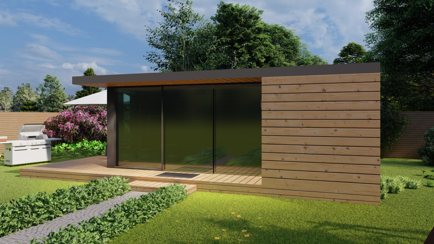 Tanna Garden Cabin. Garden house. Secret Garden Cabin